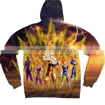 mens hoody wholesale sweat suits Fashion cartoon 3D printing wholesale plain hoodies