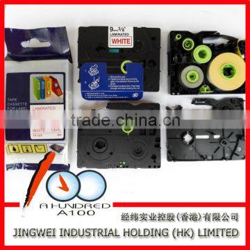 Compatible TZ P-touch Label Tape Black on Yellow 18mm TZ-641 photo-2