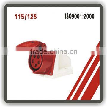 industrial socket/32A plug/3P+N+E plug/240-415V multiply outlet plug socket