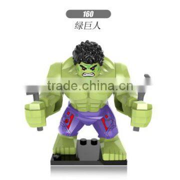 Xinh 160 Big hulk Super Heroes Minifigures building block plastic block toys