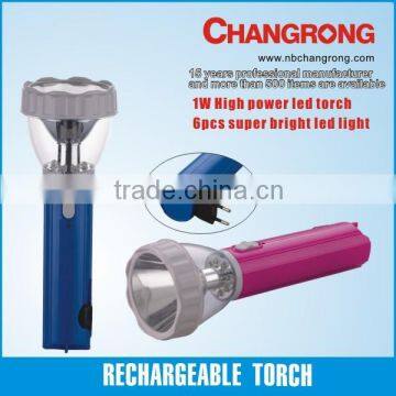 unique design high power led torch with VDE plug