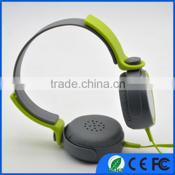 Professional wired headphone with 3.5mm jack,portable headset with cable