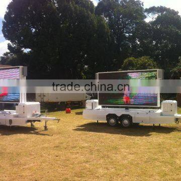 Outdoor Large LED Display Screen Advertising Trailer,mobile LED TV Display Advertising Vehicle photo-5