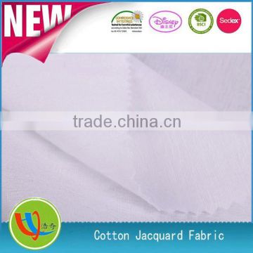 hot cheap cottton jacquard fabric for top grade t shirt