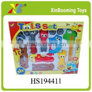 Newest funny plastic cartoon tool set toy, educational toy