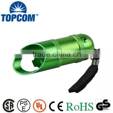 6 LED Under 1 Dollar Gift Flashlight Chinese LED Flashlight With Bottle Opener