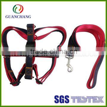 Dog collar bulk buy from china with carabiner clip,nylon elastic reflective dog pet leashes