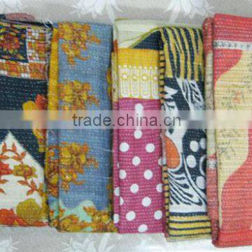 Old Vintage Handmade Indian Kantha Quilts on Wholesale Discount