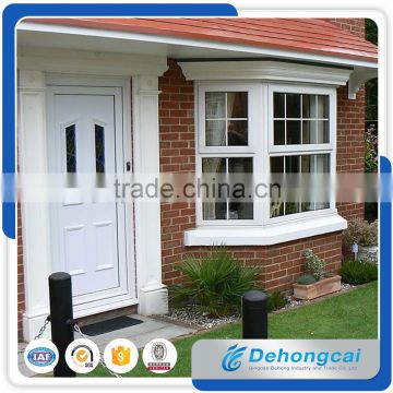 Square pvc fixed french windows