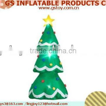 PVC christmas decoration inflatable outdoor christmas trees EN71 approved