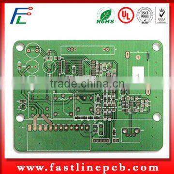 green solder mask 2 layers pcb rigid pcb with assembly service/PCB Circuit board