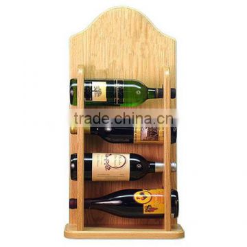 Bamboo 4 bottle Wine Rack original design bamboo wine display rack wine stand