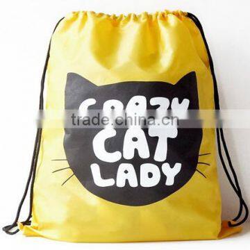 Design your own ustom drawstring bag polyester storage bag