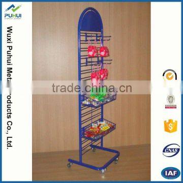 Hot New Products Metal Wire Floor Display Rack Multilayer photo-6