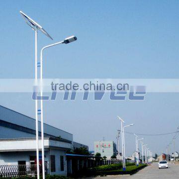 CE ROHS 6M Pole 30W 40W 60W solar off road led light with 3-5 year warranty
