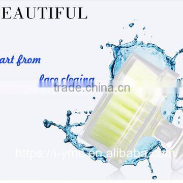 Alginic bristles brush crystal brush clean pores face cleansing with protective cover