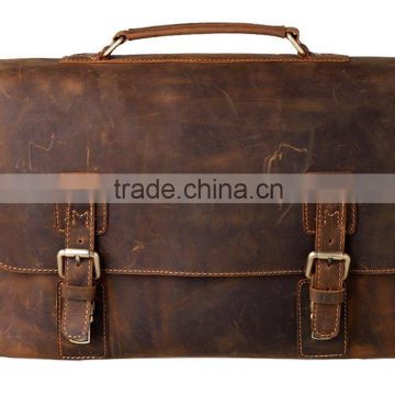 custom leather laptop bag,leather briefcase fashion cattlehide men's handbag laptop bag