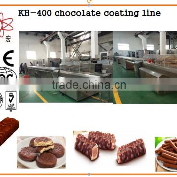 CE approved chocolate coating machine/machinery for coating chocolate