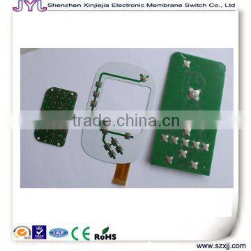 metal dome pcb with PET membrane touch panel