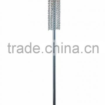 Black cabric shade contracted crystal floor lamp