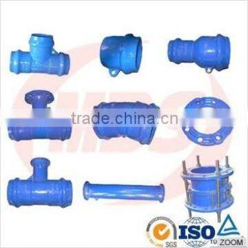 high quality OEM ductile iron pipe fitting