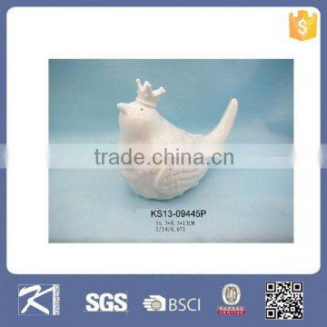 Hot Selling Product White Decorative Porcelain Bird