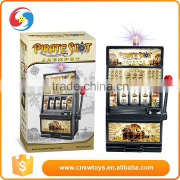 Musical slot machine game toy saving bank toy for children