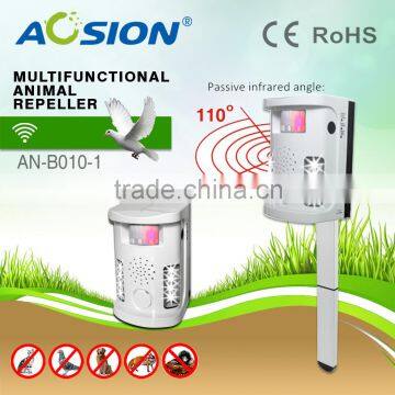 Aosion smart sensor ultrasonic multifunctional animal repeller without any chemical