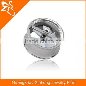 TP01164 Spinning Fan Stainless Steel Ear Plugs Wholesale Jewelry photo-3
