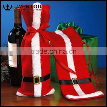 Santa Clause Clothing Dress Wine Bottle Sets