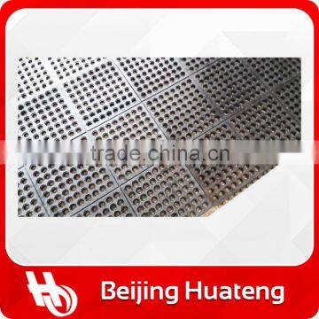 black fantastic anti-fatigue resistance rubber floor mat