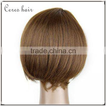Wholesale Silky Straight Bob Cut Human Hair Short Bob Lace Front Wig photo-3