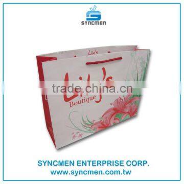 New product Alibaba supplier Promotional luxury gift paper shopping bags