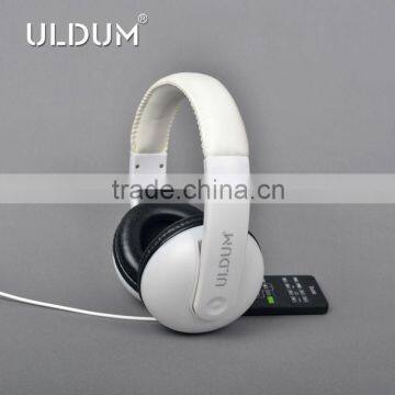 high quality headphone metal stereo sound computer headphone