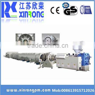 China Xinrong single screw PE pipe extruder