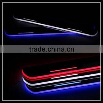 original mold led moving door scuff plate light led car door sill plate for honda odyss.ey 2014 smd moving chips