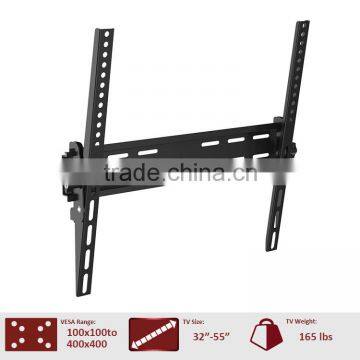 Super Slim 2mm thickness double tilt TV wall mount for 32"-55"