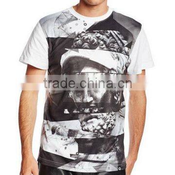 new pattern round neck importer men's sublimation t-shirt