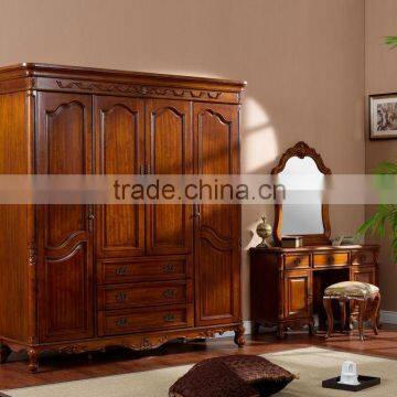 Muebles del dormitorio de madera de alta calidad 2015 hot sale armario de madera