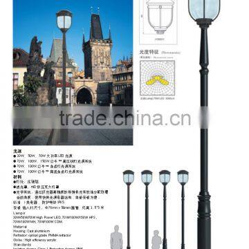 Cast Iron Tapered Outdoor light Pole, Street Lamp post