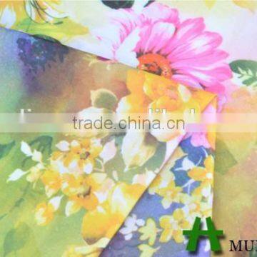 Mulinsen Textile 100% Polyester Woven Imitation Digital Printing Chiffon Fabric Online photo-4