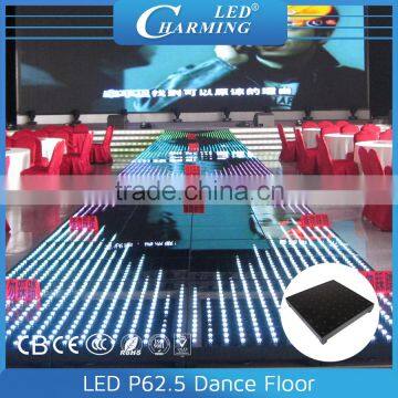 P62.5 led no-nap connecting stage dance floor indoor display screen in promotion cheap price