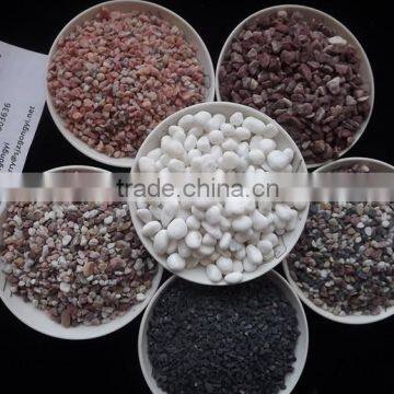 Snow White garden pebbles for sale cobble stone mat