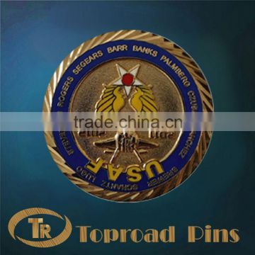 New fashional challenge coin product special 3d Gold Coin