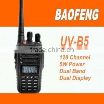 Best price dual band dual display dual standby baofeng uvb5 walkie talkie