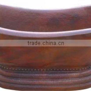 copper bath tub