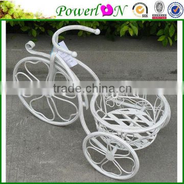 Popular Unique Design Wrough Iron Bicycle Shape Plant Pot For Home Patio Garden Backyard I29M TS05 G00 X00 PL08-5330