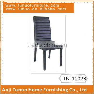 modern style PU dining chair, cheap upholstered dining chair, solid wood dining chair