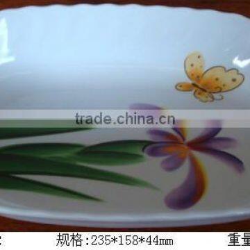 Melamine nice quality plastic dinner tray