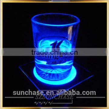 China orginal supplier of LED light up Bar Party Plastic Led Coaster